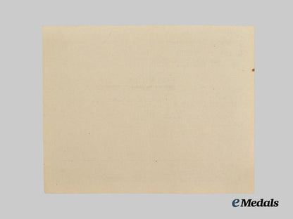 croatia,_independent_state._a_document_confirming_the_receipt_of_the_medal_of_poglavnik_ante_pavelić_for_bravery_to_obergefreiter_tieber_mathias___m_n_c2308