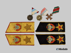 A Lot of Soviet Shoulder Boards and Serbian Medals.