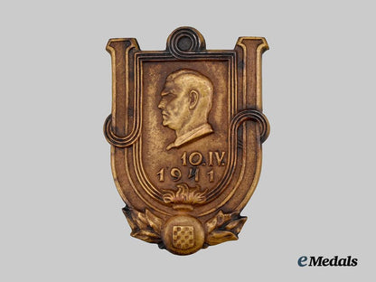 croatia,_independent_state._a_commemorative_badge_for_the_establishment_of_n_d_h,_i_i_class___m_n_c2346