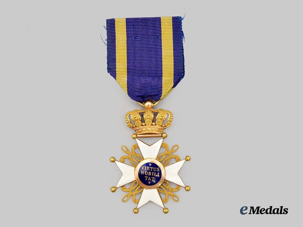 netherlands,_kingdom._an_order_of_the_dutch_lion,_knight_in_gold,_c.1870___m_n_c2356