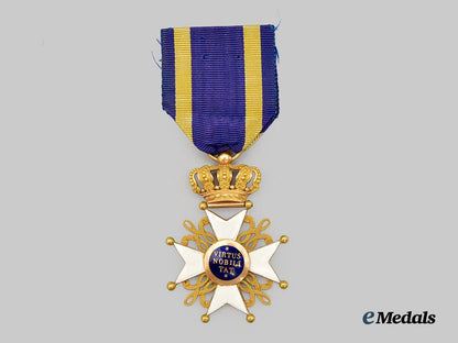netherlands,_kingdom._an_order_of_the_dutch_lion,_knight_in_gold,_c.1870___m_n_c2356