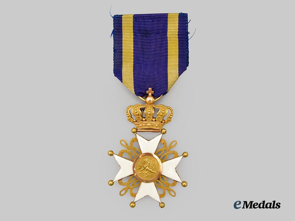 netherlands,_kingdom._an_order_of_the_dutch_lion,_knight_in_gold,_c.1870___m_n_c2358