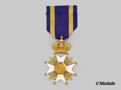 netherlands,_kingdom._an_order_of_the_dutch_lion,_knight_in_gold,_c.1870___m_n_c2358