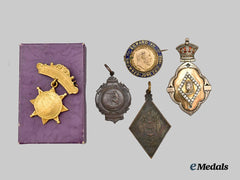 United Kingdom. A Lot of Pre First War Commemoration Badges