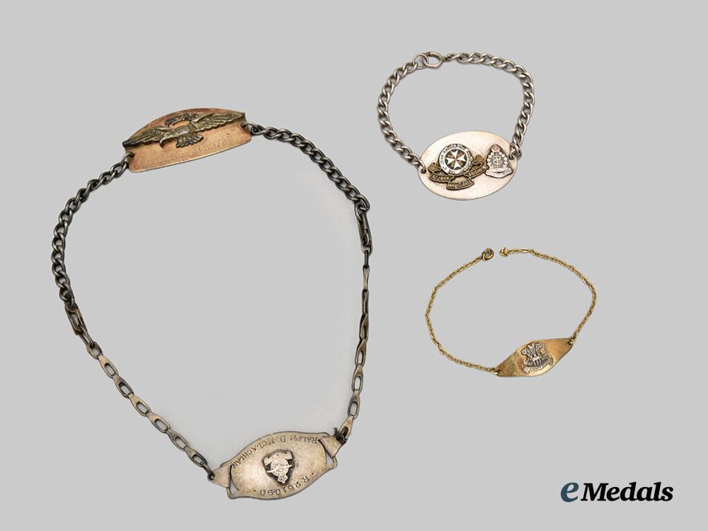 canada,_commonwealth._a_lot_of_four_privately_made_second_war_bracelets___m_n_c2384