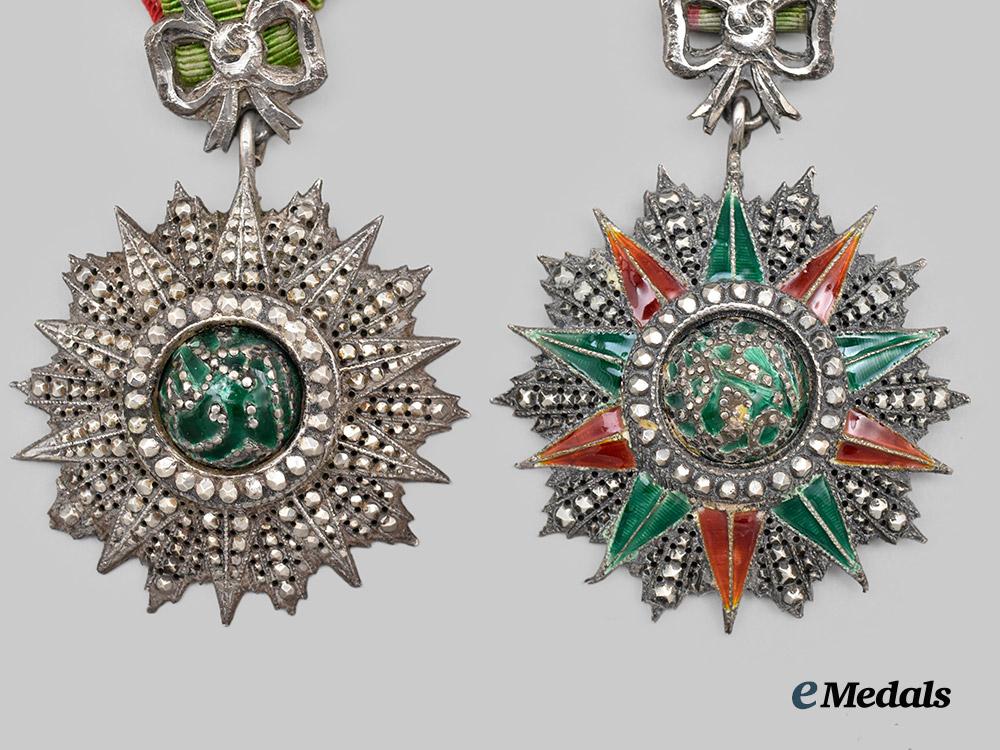 tunisia,_kingdom._two_orders_of_glory,_officer_and_knight___m_n_c2390
