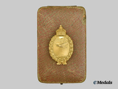 Germany, Imperial. A Rare Naval Sea Pilot’s Badge, Prinzen Size with Case, by Carl Dillenius