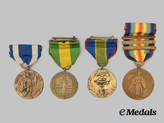 united_states._a_lot_of_medals_awarded_to_karl_schwarzwaelder,107th_infantry___m_n_c2401