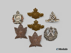 Canada, Commonwealth. A Lot of First and Second War Badges