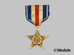 United States. A Silver Star Medal Awarded to Thomas F. Lawrence