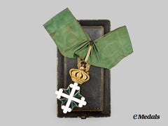 Italy, Kingdom. An Order of St. Maurice and St. Lazarus, III Class Commander in Gold