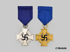 Germany, Third Reich. A Pair of Civil Long Service Awards