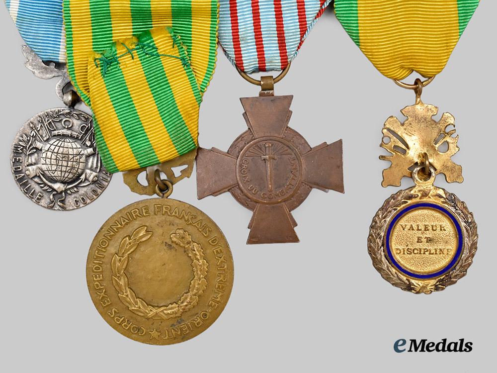france,_republic._a_medal_bar_with_four_decorations___m_n_c2478