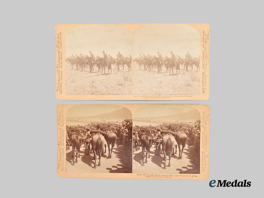 canada,_united_kingdom._a_boer_war_cap_badge_and_five_stereoscope_cards___m_n_c2507