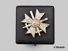 Germany, Wehrmacht. A War Merit Cross I Class, with Swords and Case, by Wilhelm Deumer