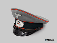 Germany, Heer. A Flak/Artillery EM/NCO’s Visor Cap, by Josef Weithmann