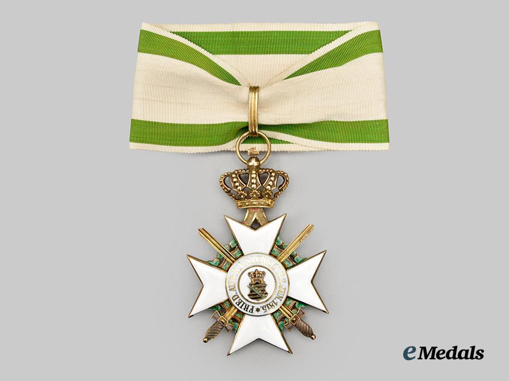 saxony,_kingdom._a_rare_order_of_merit,_commander’s_cross_with_swords,_c.1917___m_n_c2585