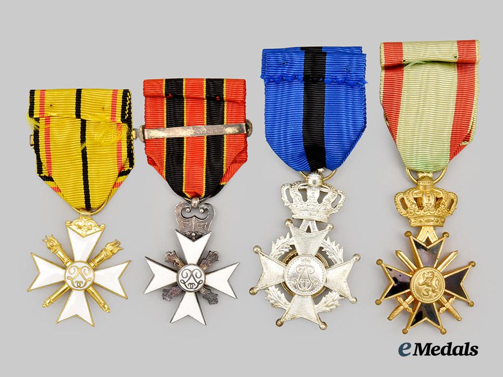 belgium,_kingdom._a_lot_of_four_decorations___m_n_c2603