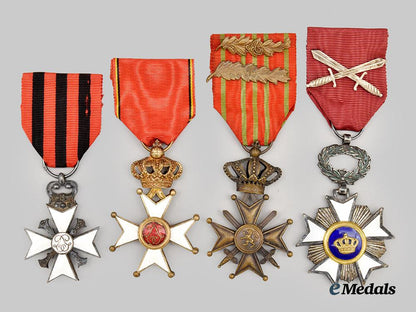 belgium,_kingdom._a_lot_of_four_belgian_decorations___m_n_c2614