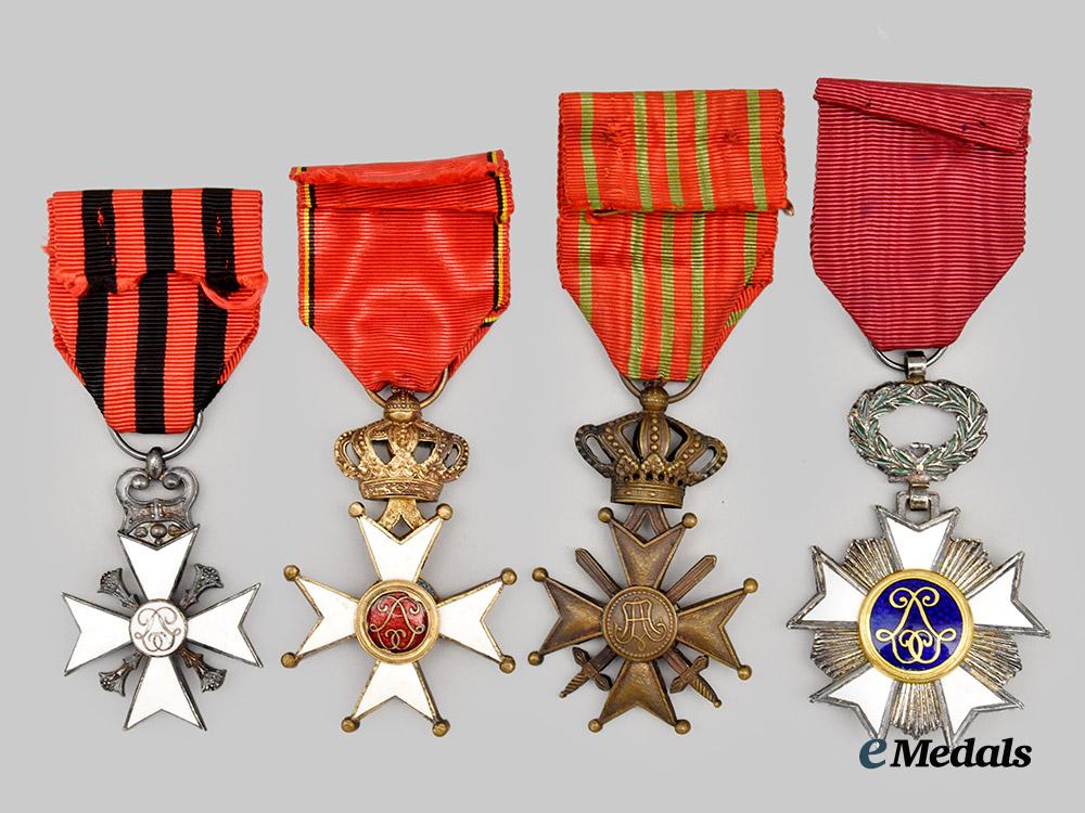 belgium,_kingdom._a_lot_of_four_belgian_decorations___m_n_c2617