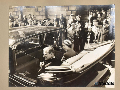 united_kingdom._a_royal_photo_album_of_queen_elizabeth’s_visit_to_coventry,_formerly_belonging_to_the_queen’s_head_chauffeur_mr._w._chivers,_c.1956___m_n_c2630
