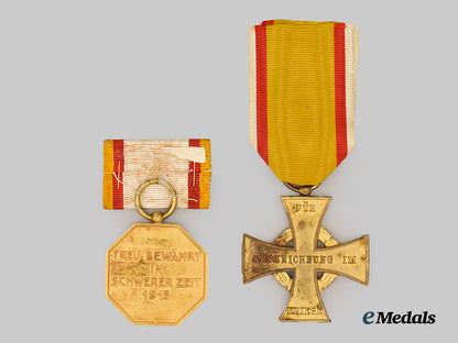 lippe-_detmold,_principality._a_pair_of_first_world_war_service_decorations___m_n_c2662