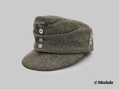 Germany, Heer. A Gebirgsjäger EM/NCO’s M43 Field Cap, by Breiter