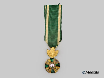 baden,_grand_duchy._an_order_of_the_zähringer_lion,_knight’s_cross_with_oak_leaves_miniature_in_gold,_c.1900___m_n_c2697