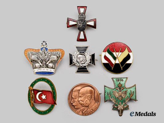 german,_imperial._a_lot_of_seven_first_war_patriotic_badges___m_n_c2699