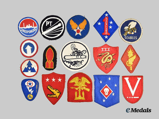 united_states._a_lot_of_fifteen_second_war_army_patches___m_n_c2702