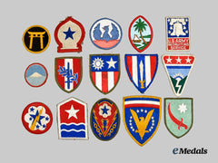 United States. A Lot of Fifteen Second War Army Patches