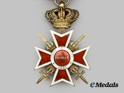 romania,_kingdom._an_order_of_the_crown_of_romania,_i_i_i_class_commander,_military_division,_c.1940___m_n_c2717