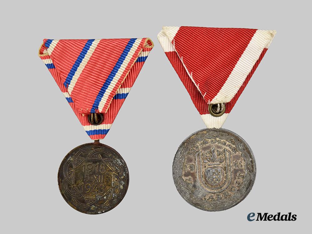 croatia,_independent_state._a_pair_of_medals_for_distinguished_service___m_n_c2730