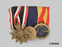 Germany, Federal Republic. A Medal Bar for Condor Legion Service, 1957 Version