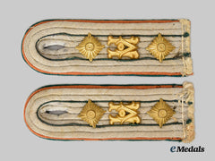 Germany, Wehrmacht. A Set of Wehrmachtbeamte Company Grade Officer Shoulder Boards
