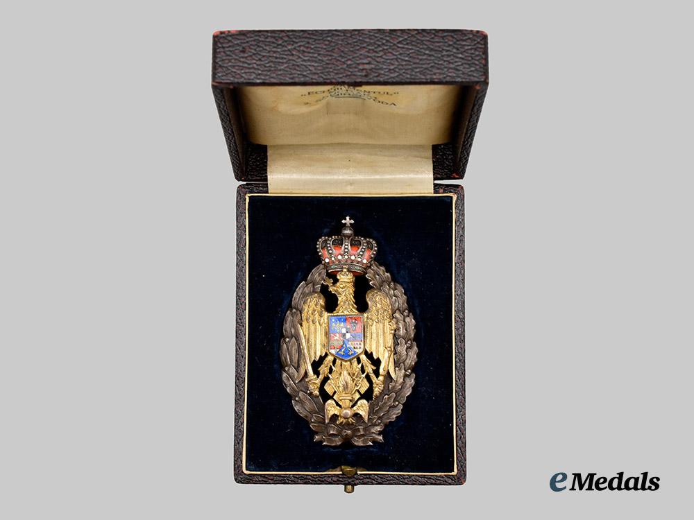 romania,_kingdom._a_military_academy_badge_for_officers,_c.1935___m_n_c2774