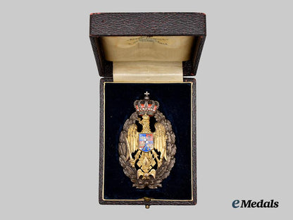 romania,_kingdom._a_military_academy_badge_for_officers,_c.1935___m_n_c2774