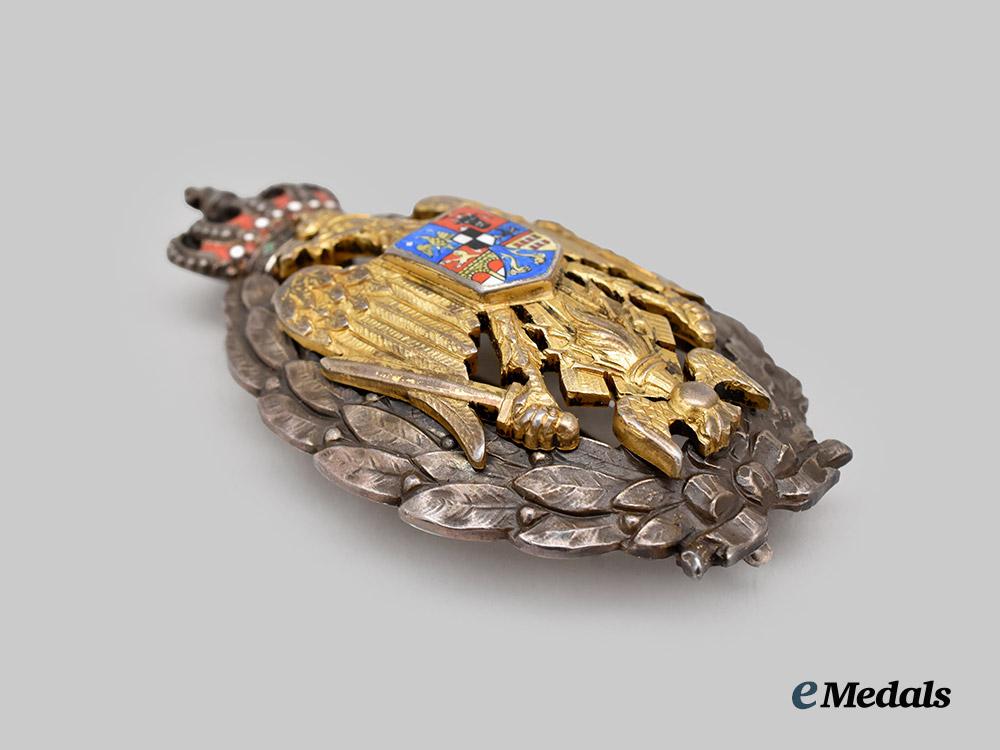 romania,_kingdom._a_military_academy_badge_for_officers,_c.1935___m_n_c2778