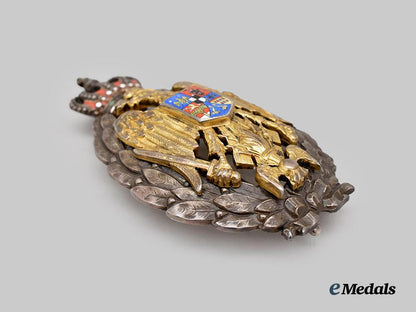 romania,_kingdom._a_military_academy_badge_for_officers,_c.1935___m_n_c2778