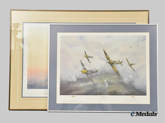 united_kingdom._a_pair_of_signed_air_combat_prints___m_n_c2802