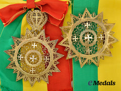 Ethiopia, Kingdom. An Order of the Star of Ethiopia, Grand Cross Set by B.A. Sevadjian