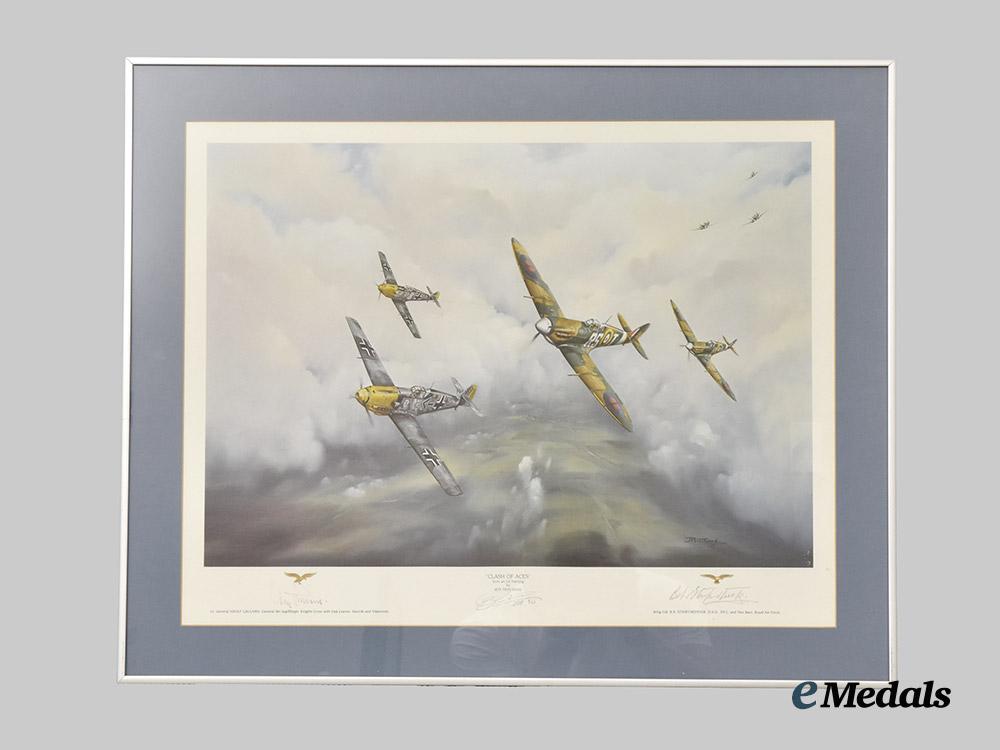 united_kingdom._a_pair_of_signed_air_combat_prints___m_n_c2805