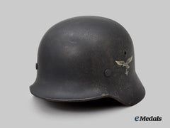 Germany, Luftwaffe. An M40 Stahlhelm, Single Decal Version, by F.W. Quist
