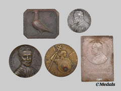 France, Republic. A Lot of Five Academic & Commemorative Medals