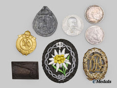 Germany, Third Reich. A Mixed Lot of Badges, Insignia, and Coins