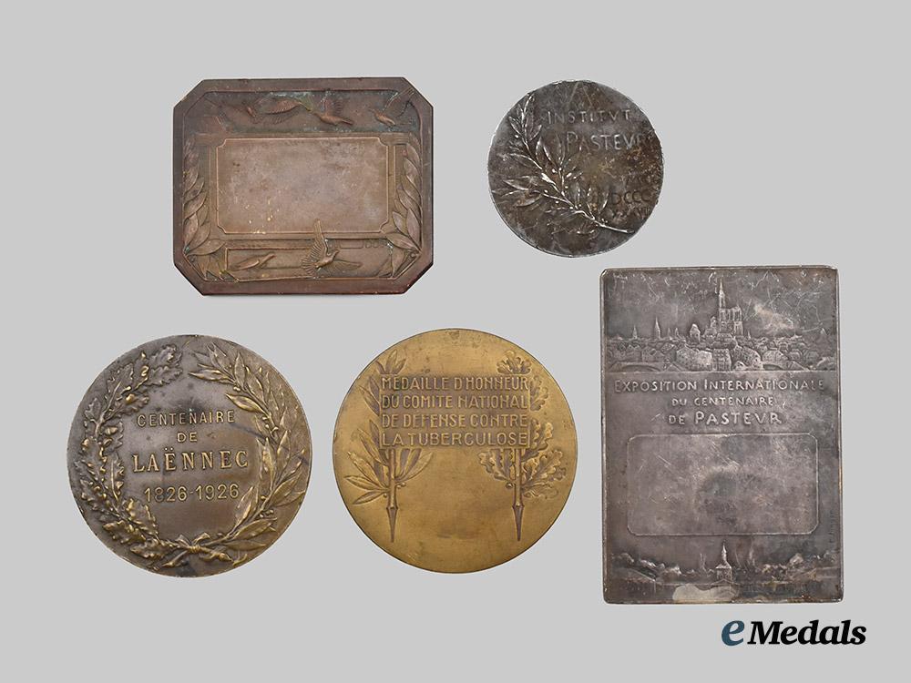 france,_republic._a_lot_of_five_academic&_commemorative_medals___m_n_c2905