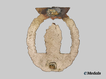 germany,_kreigsmarine._a_minesweeper_war_badge,_with_award_document_and_rank_chevron,_to_matrosengefreiter_ernst_hollatz___m_n_c2906