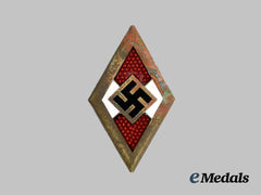 Germany, HJ. A Golden Honour Badge, by Franz Otto