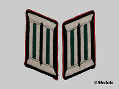 Germany, Heer. A Set of Collar Tabs for an Administration Intendanturrat
