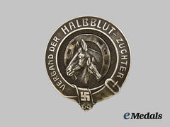 Germany, Third Reich. An Association of Half-Blood Breeders Membership Badge, by L. Christian Lauer